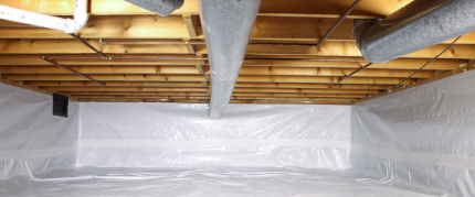 after nutech | clean, encapsulated crawl space